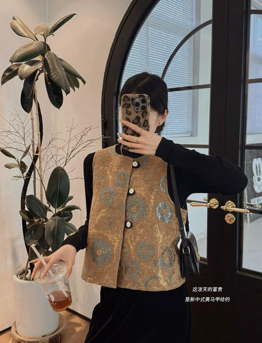 新年双面穿国风马甲背心 商品图2