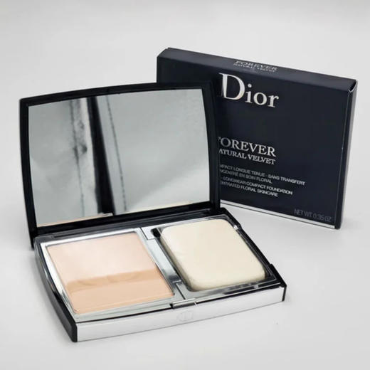 Dior · 迪奥锁妆丝绒粉饼 柔焦补妆 凝脂恒久哑光遮瑕定妆蜜粉饼 商品图1