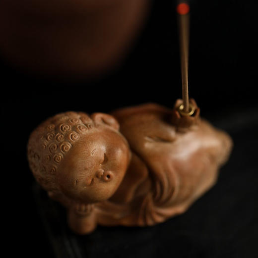 【青山特惠】老山檀香 | 卧佛 · 香插 摆件 b5 商品图7