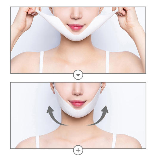 小红书推荐v脸面膜塑形提拉紧致去双下巴挂耳式绷带瓜子脸片装 商品图3