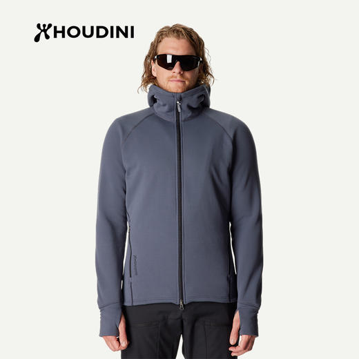 HOUDINI胡丁尼 Power Houdi 魔术大师 男款抓绒带帽外套225984/830063 商品图6