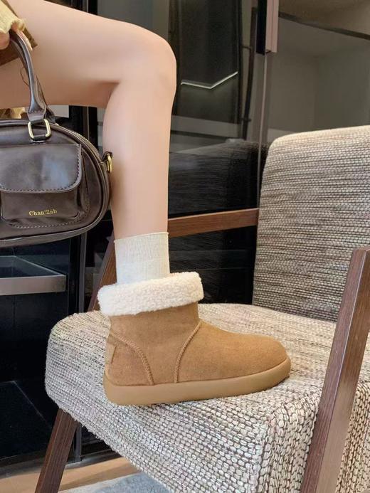 【HF】无忧购“清仓福利”小土豆厚底勃肯短靴女冬季复古加绒保暖毛毛雪地靴5501/5502/5509（截单后3-5天发货） 商品图6