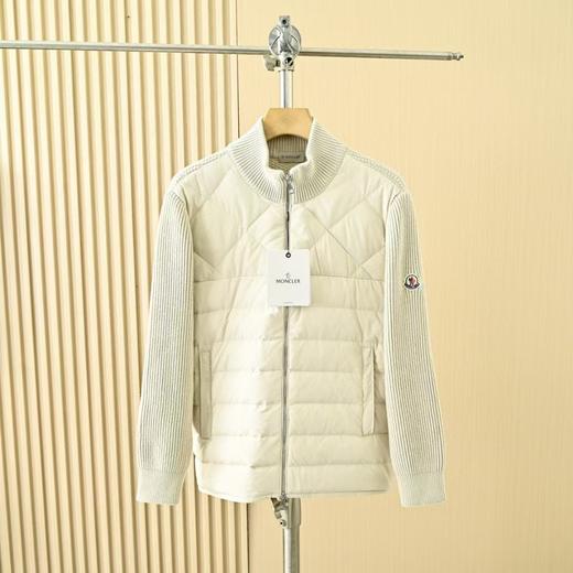 男款毛衣羽绒服 Moncler 蒙口针织立领毛衣羽绒拼接连帽羽绒服 商品图3
