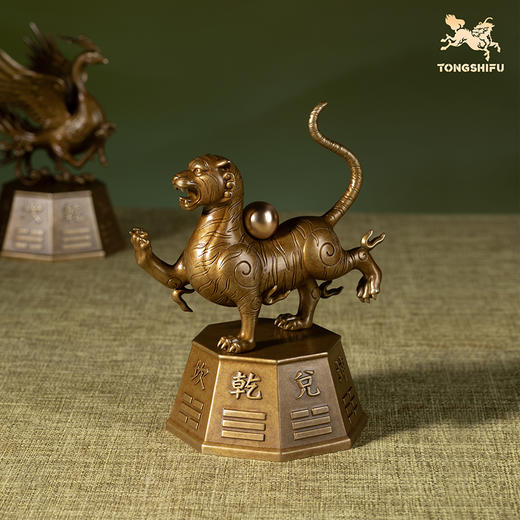 铜师傅《青龙》《白虎》《朱雀》《玄武》青铜摆件 家居装饰品 商品图1