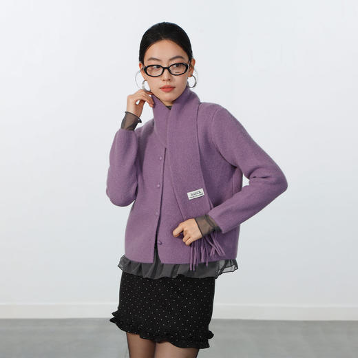 纯色极简软糯围脖毛衣-纪念日百货门店同款169096474 商品图0