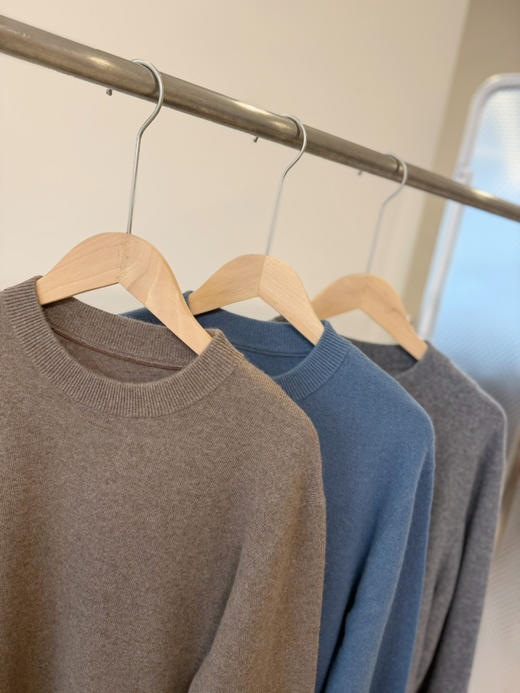 2601306    男士💪圆领套头 羊绒衫 商品图1