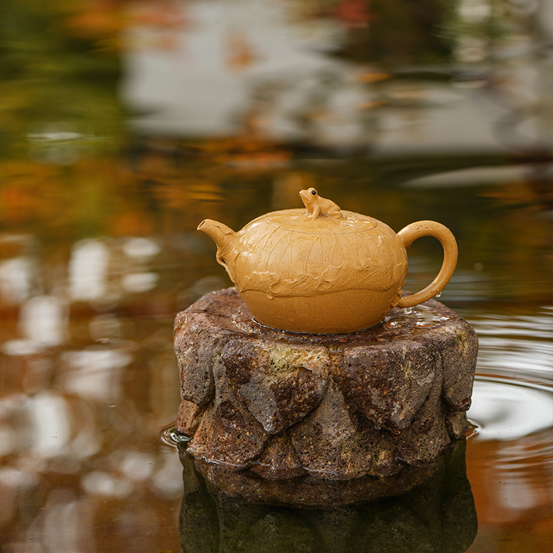 龙德堂陶艺 徐飞制《清雅》原矿黄金段 330cc 库存请咨询客服