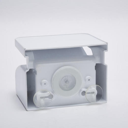 NITORI宜得利家居 壁挂式厕所卫生间免打孔强力吸壁卷筒纸巾架纸巾盒 商品图3