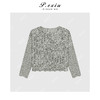 04-6潘依绣丁丁宠粉【夏日春桃】温柔风镂空勾花圆领针织上衣 L2596 商品缩略图2