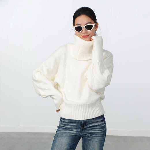 极简可拆卸麻花纹毛衣-纪念日百货门店同款168793500 商品图1