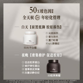 【玻色因黑白霜30g】diary言之有物50%玻色因溶液维C霜30g+50%玻色因溶液胶原霜30g 抗皱修护紧致