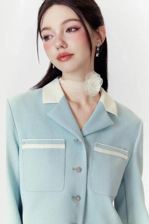 MEETLADY/米莱达 气质小香风小个子短款西装外套 21710 商品图1