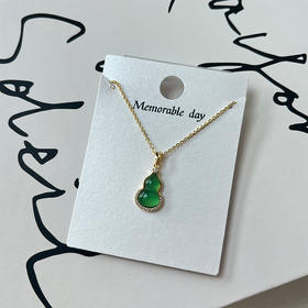 韩版女时尚小葫芦吊坠网红气质锁骨链项链-纪念日百货门店同款167897278