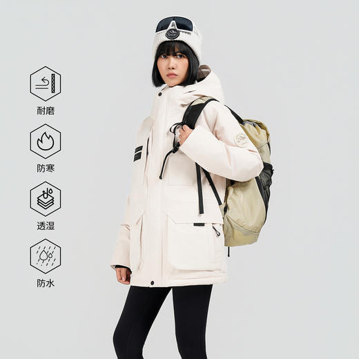 +【乐粉专属】SCALER思凯乐户外鹅绒派克羽绒服男25新款秋冬厚防水女700蓬防风F6726660 商品图1