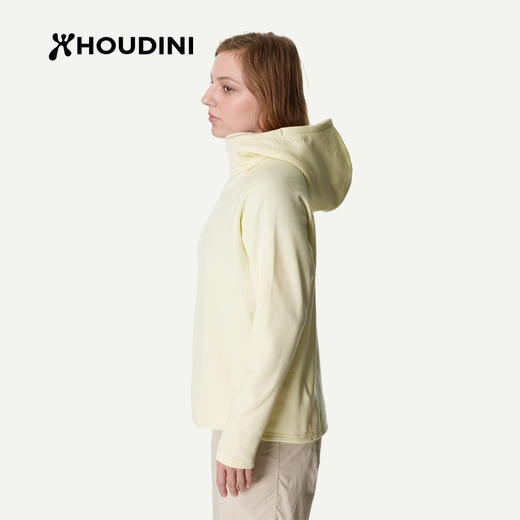 HOUDINI胡丁尼Boxer 魔术箱户外25秋冬新女套头运动连帽抓绒卫衣 830056 商品图8