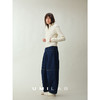 UMILAB｜畅游*藏肉神裤 100%棉松紧腰松弛显瘦茧型牛仔裤OP1321W 商品缩略图4