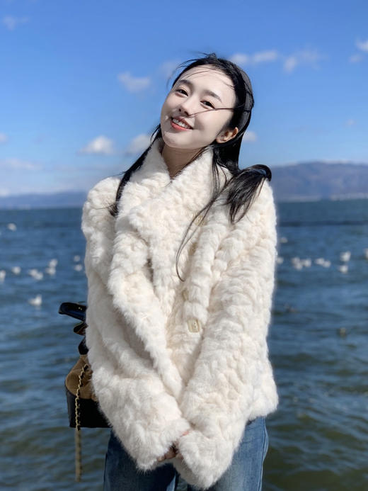 【百图lulu定制】【高原皮草】 毛质厚实 精致优雅 皮草外套 商品图3