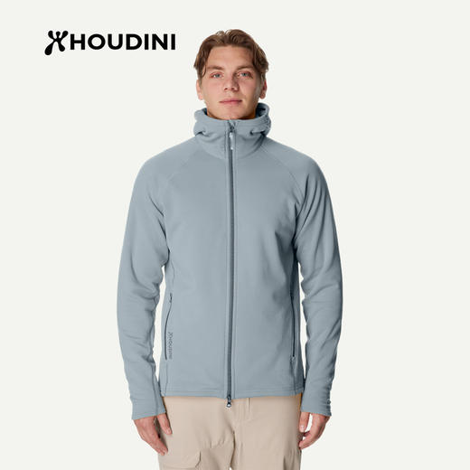HOUDINI胡丁尼 高阶魔术大师 亚洲版首发上市 25秋冬新男连帽抓绒衣外套 830019 商品图1