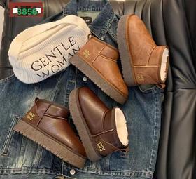 【HF】无忧购“清仓福利”冬季防水皮面棉鞋加绒加厚防水女款雪地靴3811/3823/3825/3856（截单后3-5天发货）