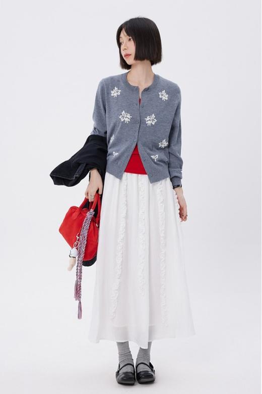 LNNNS 减龄气质花边A字休闲半裙 21840 商品图2