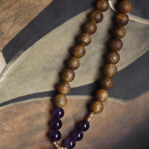 【青山特惠】7mm 40颗 绿棋楠 【疏香】沉香手串 c7 商品图3