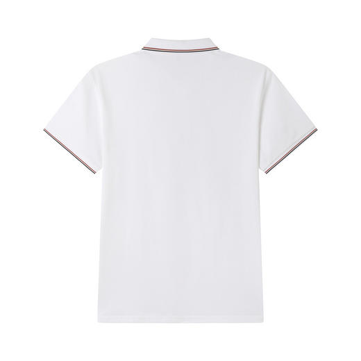 GXG男装夏季舒适透气快速导汗撞色拼接袖口经典翻领Polo衫K&C 商品图3