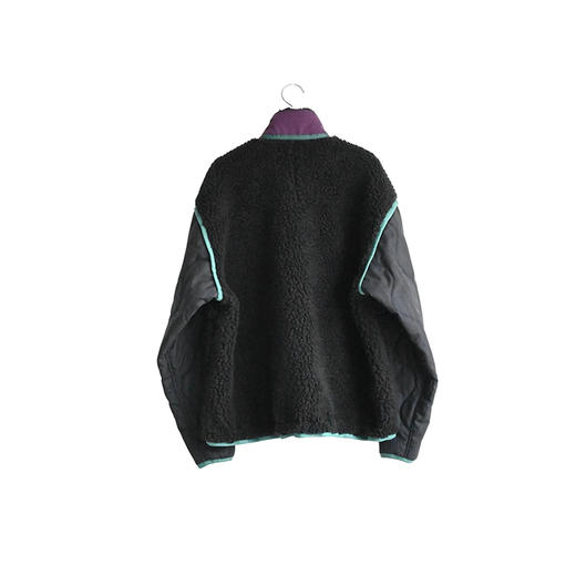 KHOKI Fleece-texture jacket 抓绒拼接外套 商品图4