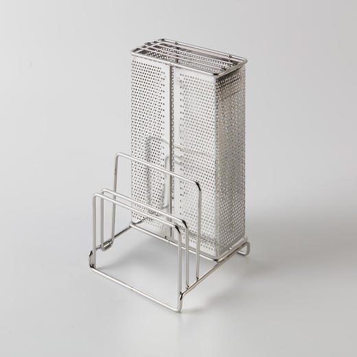 NITORI宜得利家居 厨房置物架收纳架不锈钢砧板架带菜刀架 KY088 商品图2