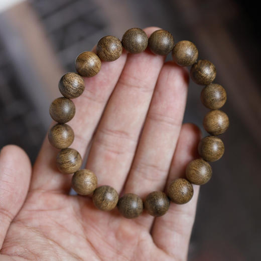 【青山特惠】11mm19颗 正区文莱 野料沉香手串 11.26g c0207 商品图4