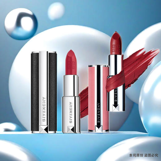 春日限定【可溯源】[ 买一送一 ]GIVENCHY纪梵希高定香榭粉丝绒唇膏（粉丝绒）3.4g正装/梵希小羊皮3.4g口红唇膏_bba 商品图6