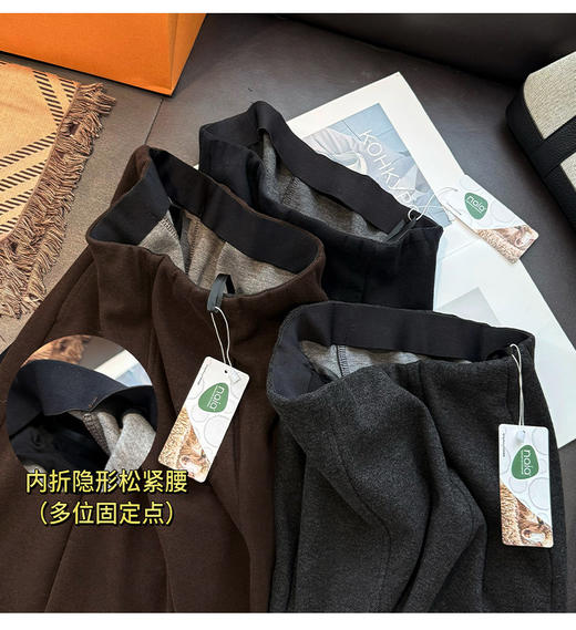 【超模君严选 MIMO醋酸羊毛裙】六片剪裁显瘦，立体加绒垂顺有型 ，手感软糯 温暖舒适 商品图6