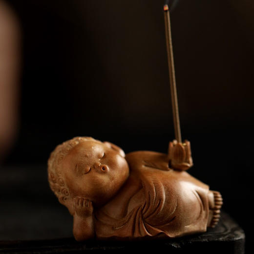 【青山特惠】老山檀香 | 卧佛 · 香插 摆件 b5 商品图3