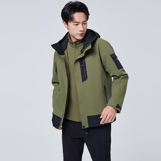 +【乐粉专属】SCALER思凯乐户外三合一冲锋衣男女防风防水25秋冬软壳内胆登山服F2415986/F2405986 商品图1