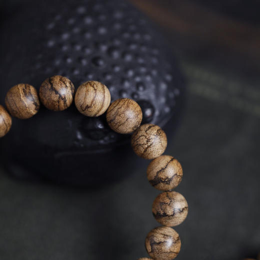 【青山特惠】1.2*19颗 正区达拉干野生老料沉香手串 11g c0010 商品图1