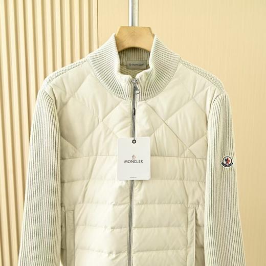 男款毛衣羽绒服 Moncler 蒙口针织立领毛衣羽绒拼接连帽羽绒服 商品图4