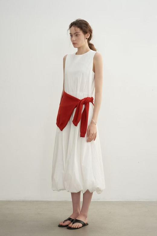 LNNNS 法式极简风白色背心无袖连衣裙 21850 商品图2