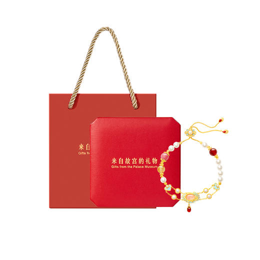 【故宫饰品】国色芳华多宝水晶手串文创手链新年本命年生日礼物女生 商品图7