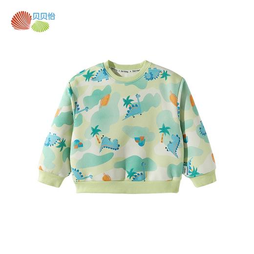 贝贝怡童装男童套头卫衣春秋季宽松型上衣2026新款儿童休闲春装ZB1FS036 商品图7