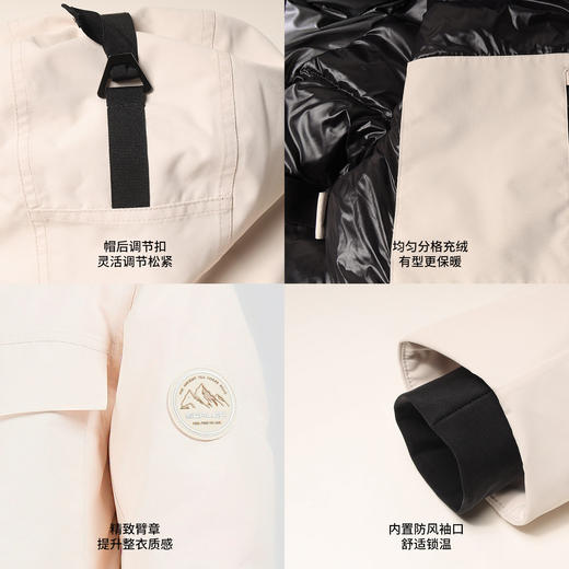 +【乐粉专属】SCALER思凯乐户外鹅绒派克羽绒服男25新款秋冬厚防水女700蓬防风F6726660 商品图3