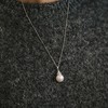 阮仕珍珠 琼雪S925银淡水珍珠链牌 13-14mm 圆 微瑕 极强光 商品缩略图1