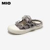 【上新】MIO米奥女鞋拖鞋2026夏季新款亮片木耳纱边板鞋运动包头拖凉鞋M262251314 商品缩略图1