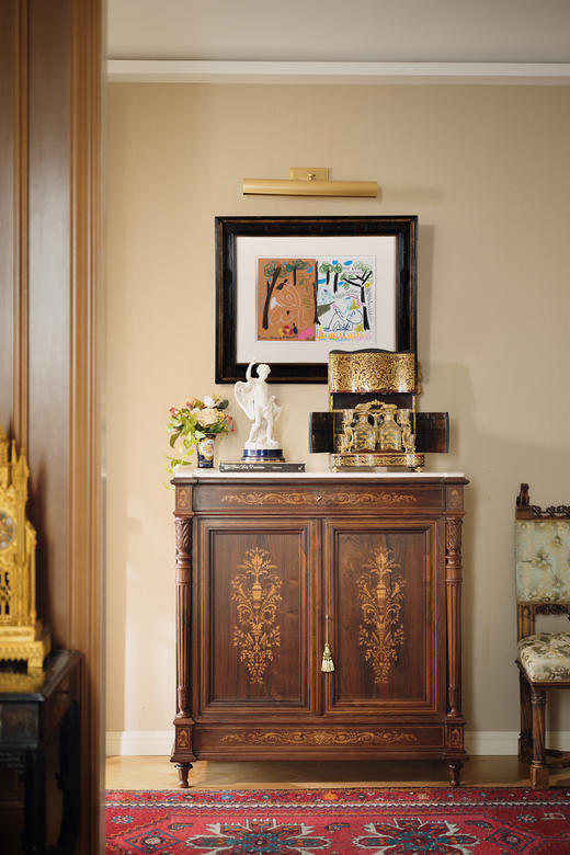 独角鹿西洋古董1963年西班牙艺术大师毕加索签名创作出品赠友独家版纸本粉彩作品《午餐场景》 商品图0