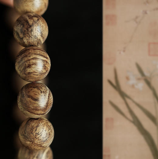 【青山特惠】1.3*17颗 马泥涝 野生老料 沉香手串 13.01g  c0204 商品图7