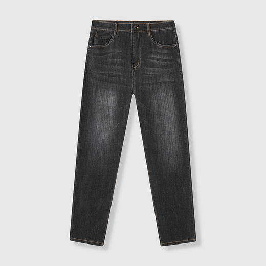 GXG男装26春季复古时尚牛仔裤日常通勤简约潮流百搭男式直筒裤K&C 商品图4