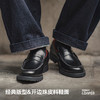 马登复古老钱风乐福鞋2026冬季新款莫卡辛方头通勤休闲皮鞋一脚蹬 商品缩略图1