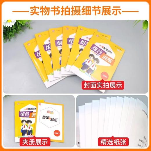 2026春通成学典小学语文小学英语阅读组合训练一二三四五六下册年级任选人教版教材同步练习阅读专项训练 商品图3