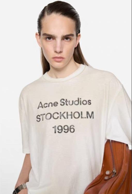 中性款做旧印花短袖T恤lv001 商品图5