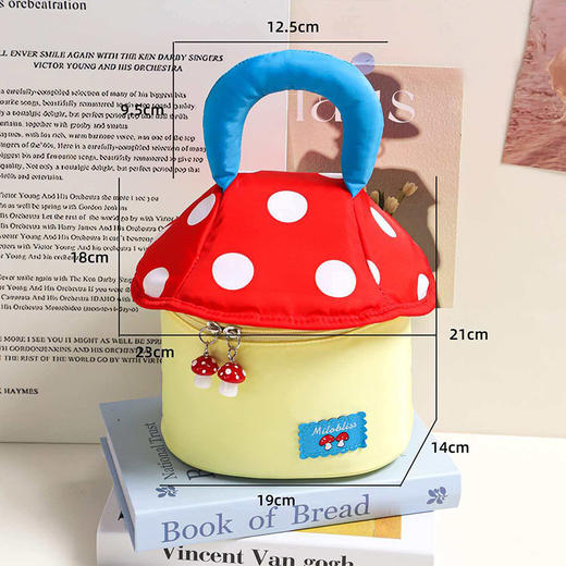 卡通萌趣小屋收纳包蘑菇手提化妆包-纪念日百货门店同款169643175 商品图4