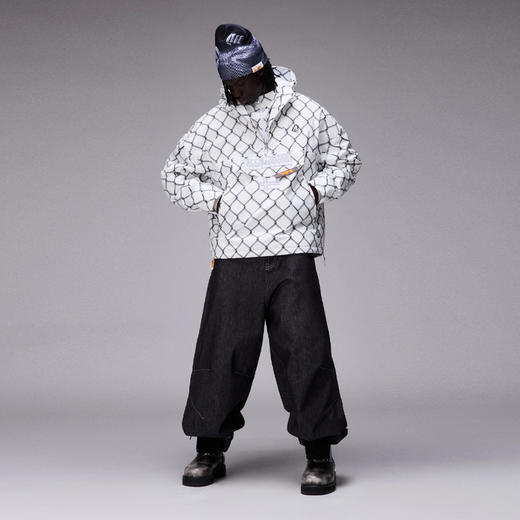 Napapijri 男士字母徽标贴片连帽卫衣 格子 NP0A8AROFC31 商品图7