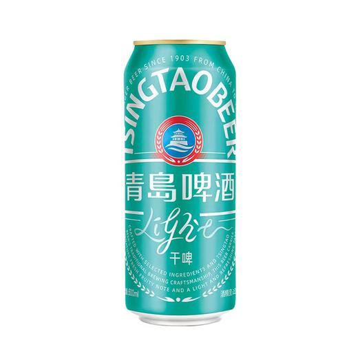 青岛500ml轻干啤酒 商品图0